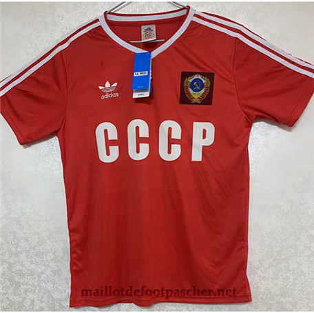 Maillotdefootpascher - Officiel Nouveau Maillot foot Rétro Equipe de Soviet union Domicile 1986