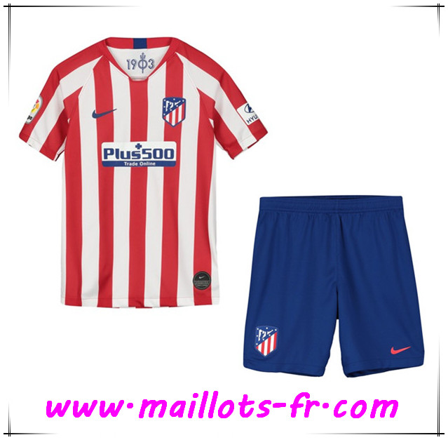  Maillot de Foot Atletico Madrid Enfants Domicile 2019/2020