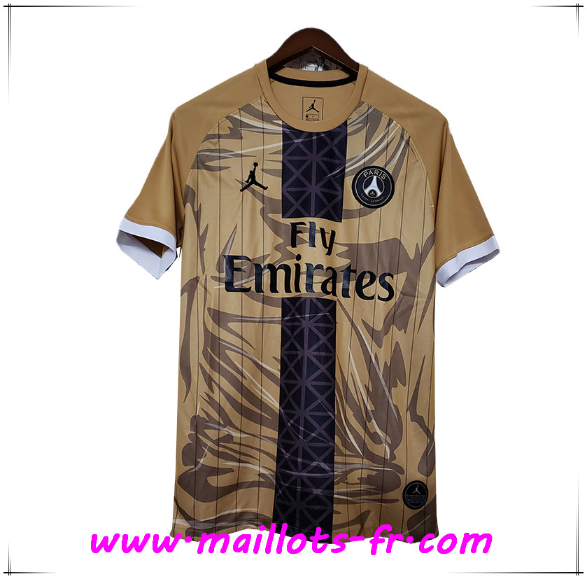 Maillot de Foot PSG Jordan Gold Version fuite 2019/2020