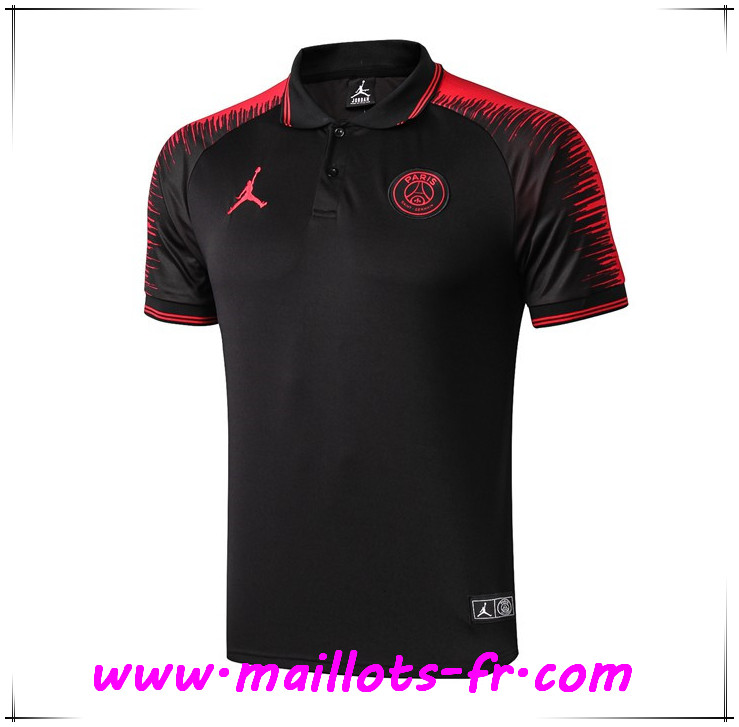 Polo Foot Paris PSG Jordan Noir 2019 2020