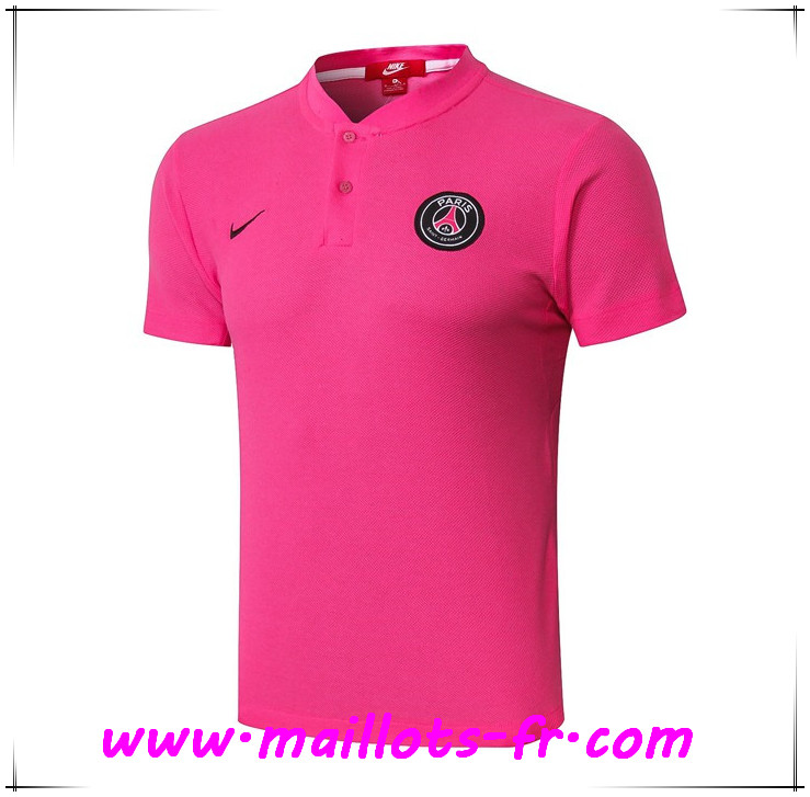 Polo Foot Paris PSG Rose 2019 2020