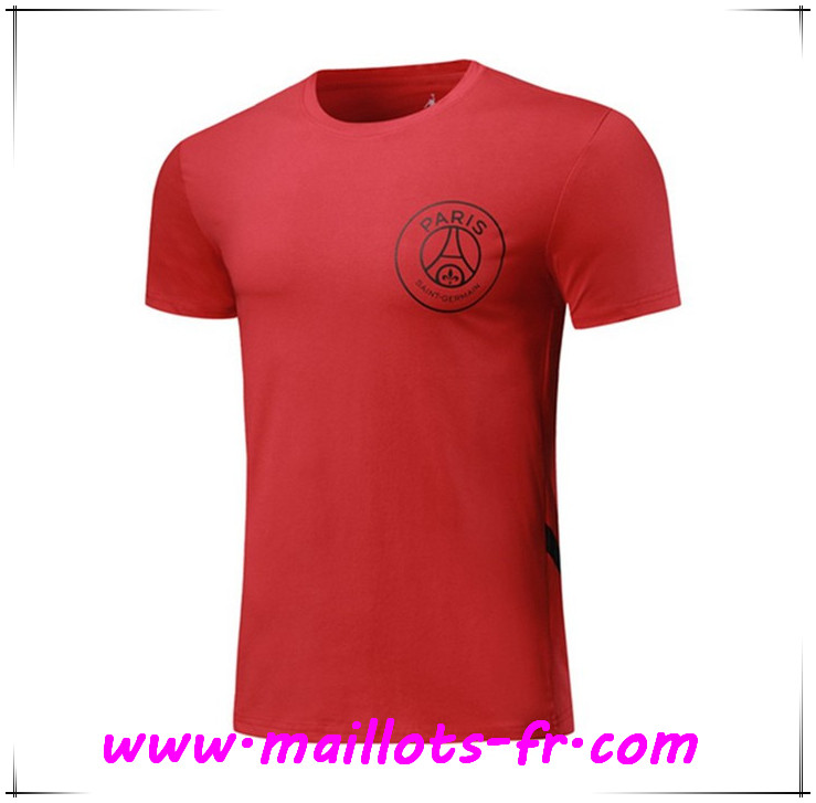  Training T-Shirts PSG Jordan Rouge 2019 2020