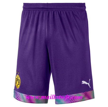 nouveau Maillot de Foot Short Dortmund Gardien de but Violet 2019/20