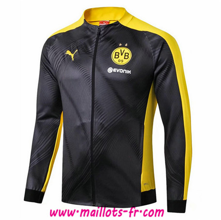 Veste Foot Borussia Dortmund BVB Noir/Jaune 2019/2020