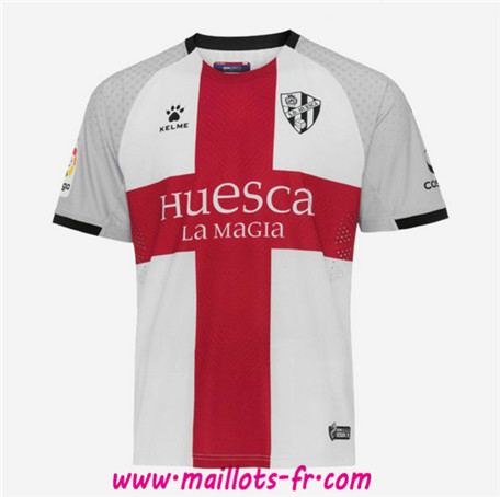 nouveaux Maillot de foot Huesca Exterieur Blanc 2019/2020