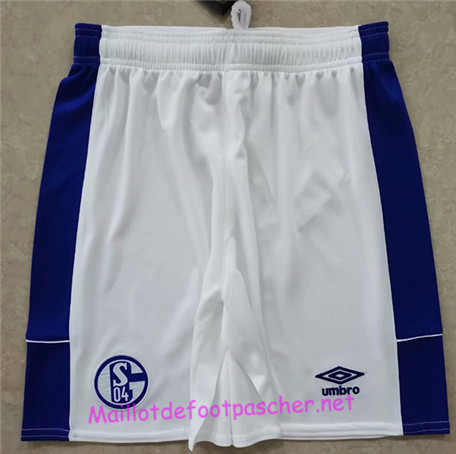 Maillotdefootpascher - Maillot de foot Short Schalke 04 Exterieur 2020 2021