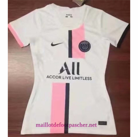 Maillotdefootpascher : Nouveaux Maillot de Foot PSG Femme Exterieur 2021 2022