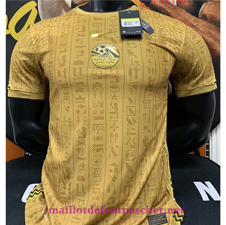 Maillotdefootpascher : Nouveaux Maillot de Foot Egypte Player Edition Jaune 2020 2021