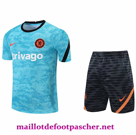 Maillotdefootpascher: Nouveau Maillot Chelsea training light Bleu 2021/2022