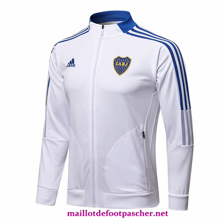 Maillotdefootpascher: Nouveau Veste Foot Boca Juniors Blanc 2021/2022