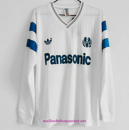 Officiel Nouveau Maillotdefootpascher - Maillot De Classic Marseille Domicile Manche Longue 1990