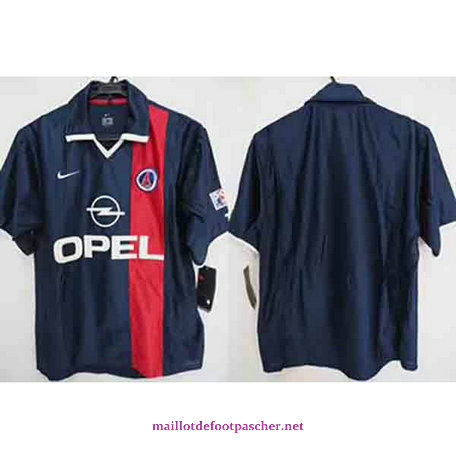 Officiel Nouveau Maillotdefootpascher - Maillot De Classic PSG Domicile 2001