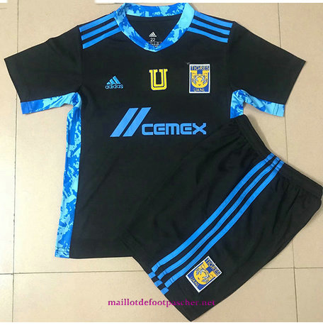 Officiel Nouveau Maillotdefootpascher - Maillot foot Tiger Athletic Enfant Noir 2021 2022