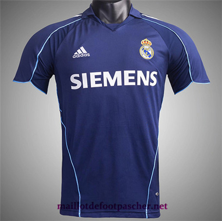 Maillotdefootpascher - Officiel Nouveau Maillot foot Rétro Equipe de Real Madrid Exterieur 2005-06