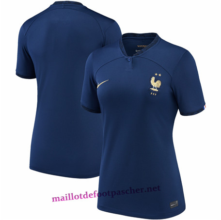 Maillotdefootpascher: Maillot France Femme Domicile 2022/2023 Pas Cher