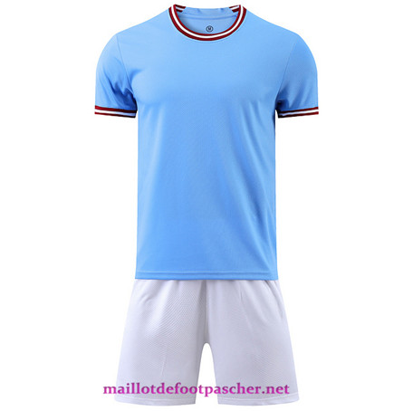 Maillotdefootpascher: Maillot Training de Foot Without brand logo + Short Bleu 2022/2023 P10314
