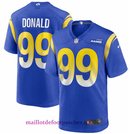 Maillot de foot Aaron Donald, Los Angeles Rams - Royal pas cher