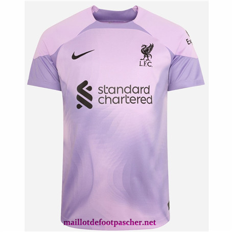 Maillotdefootpascher: Maillot pas227384 Liverpool Domicile Gardien de but Violet 2022/2023