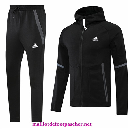 Maillotdefootpascher: Maillot pas227590 Adidas Veste Survetement à capuche Noir 2022/2023