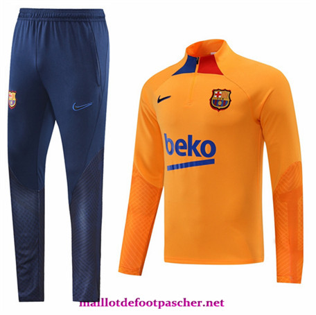 Maillotdefootpascher: Maillot pas227566 Barcelone Survetement Orange 2022/2023