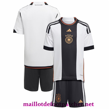 Maillotdefootpascher: C746 Maillot foot Allemagne Enfant Domicile 2022/2023