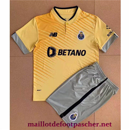 Maillotdefootpascher: C761 Maillot foot FC Porto Enfant Exterieur Jaune 2022/2023