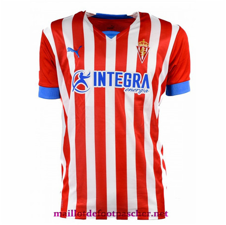 Maillotdefootpascher: C1001 Maillot foot Sporting Gijon Domicile 2022/2023