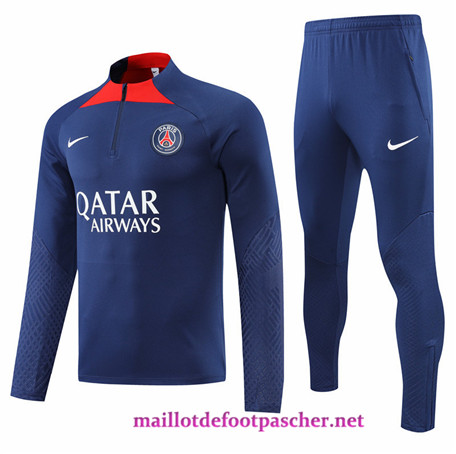 Maillotdefootpascher: C139 Survetement Paris PSG Homme Bleu Marine 2022/2023