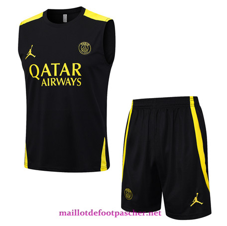 Shopping PSG Debardeur + Shorts Noir 2023/2024