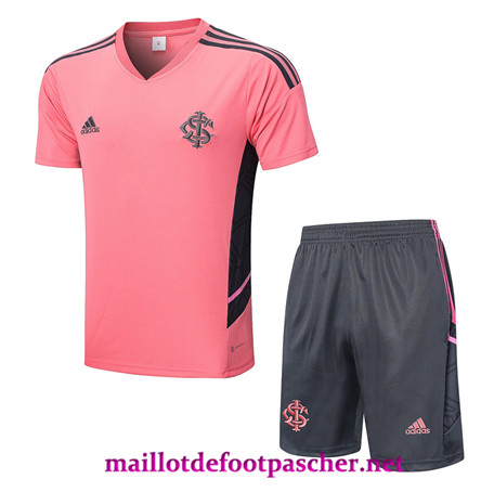 Maillotdefootpascher Promo Maillot Training de Foot SC Internacional + Short rose 2022/2023