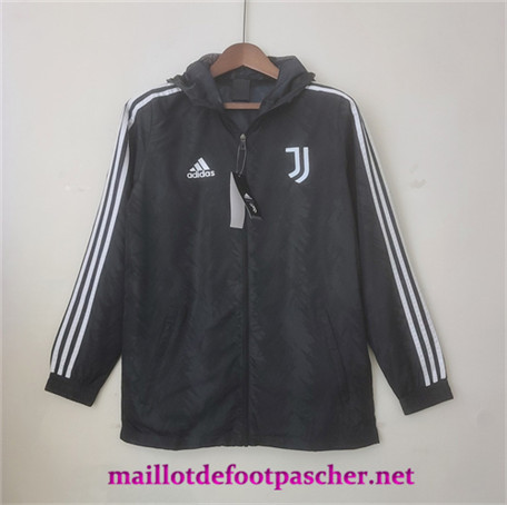 Maillotdefootpascher Acheter Maillot foot Coupe vent Juventus noir 2022/2023