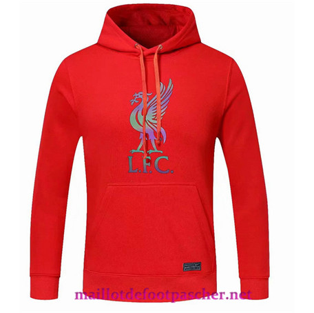 Maillotdefootpascher Achat Maillot foot Sweatshirt à capuche Liverpool rouge 2022/2023