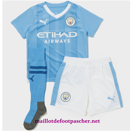 Maillotdefootpascher: Maillot de foot Manchester City Enfant Domicile 2023/2024