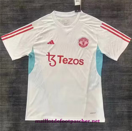 Maillotdefootpascher: Maillot de foot Manchester United Training Blanc 2023/2024