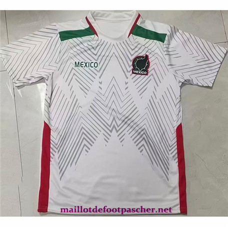 Maillotdefootpascher: Maillot de foot training Mexique Blanc 2023/2024