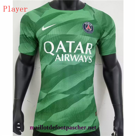 Maillotdefootpascher: Maillot de foot PSG Player goalkeeping Vert 2023/2024