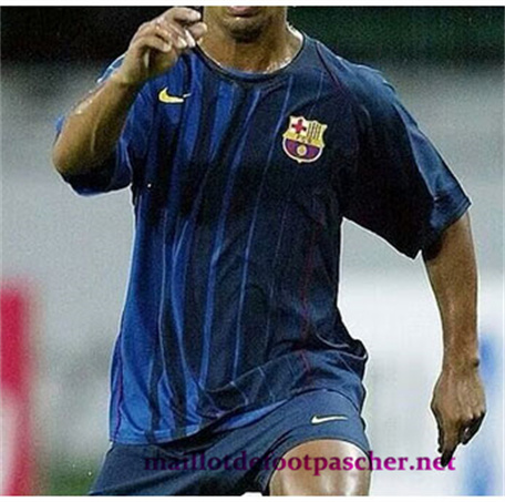 Authentic Maillot foot Rétro Barcelone Exterieur 2004-05