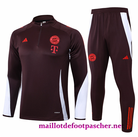 Authentic Survetement Bayern Munich Homme brun 2024/2025