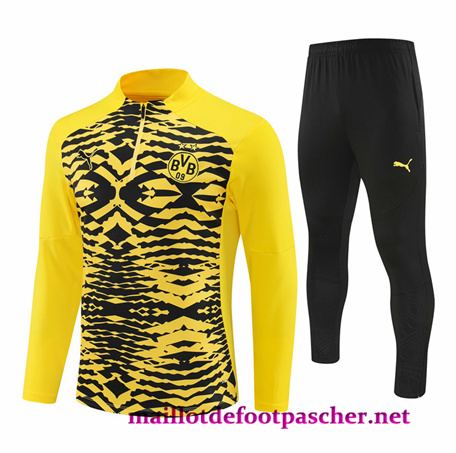 A Vendre Survetement Dortmund Homme jaune 2024/2025