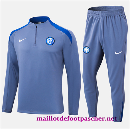 Authentic Survetement Inter Milan Homme Gris 2024/2025