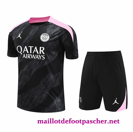 Acheter Maillot foot Paris PSG + Short Training noir 2024/2025