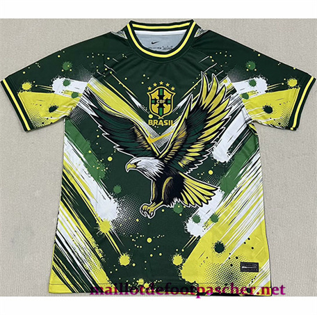 Authentic Maillot foot Bresil Spéciale Vert 2024/2025