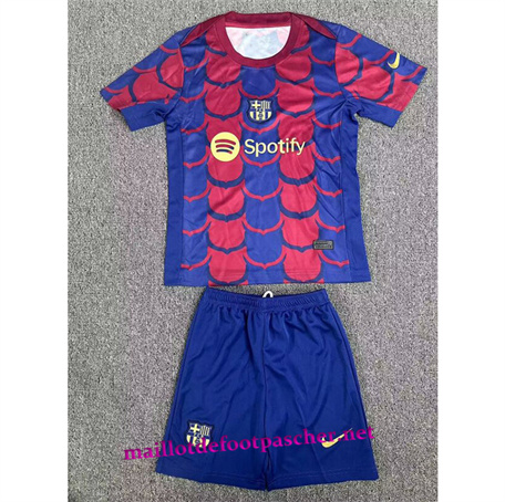 Prix Maillot foot Barcelone Enfant pre-match Training 2024/2025