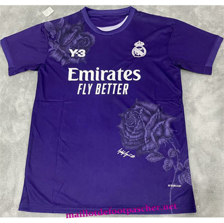Acheter Maillot foot Real Madrid Y3 Violet 2024/2025