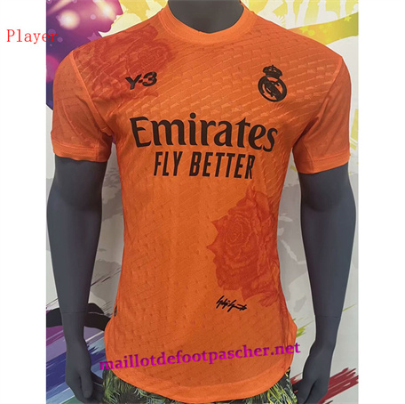 Choix Maillot foot Real Madrid Y3 Player Orange 2024/2025