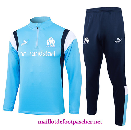 Fournit Survetement Marseille Homme bleu ciel 2024/2025