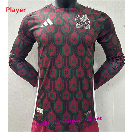 Maillot de foot Mexique Player Domicile Manche Longue 2024/2025 pas cher 45223