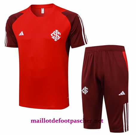Numero Maillot Training de Foot SC Internacional + Shorts Rouge 2024/2025