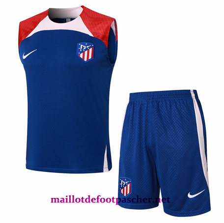 Mode‎ Maillot Training de Foot Atletico Madrid Debardeur + Shorts Bleu 2024/2025