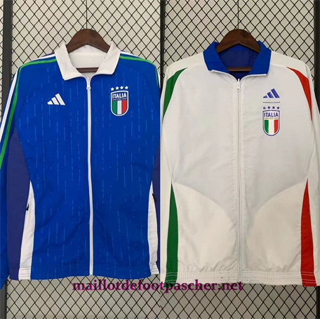 Officiel Réversible Coupe vent Italie Bleu 2024/2025